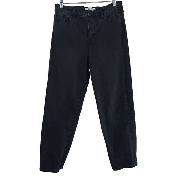 Social Standard by Sanctuary Black Denim Slim Straight Jeans Size 10/30 - Picture 2 of 11